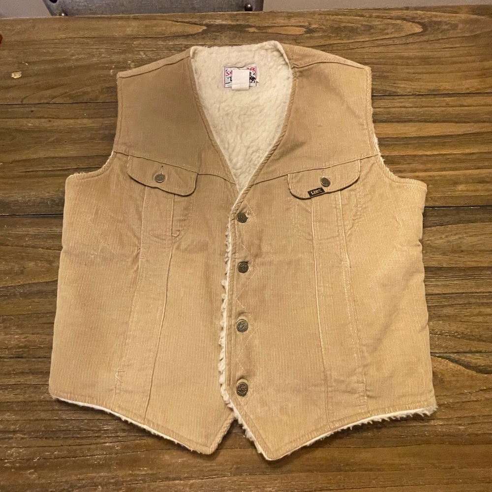 Vintage 70s Lee Storm-Rider Corduroy Sherpa Lined… - image 4